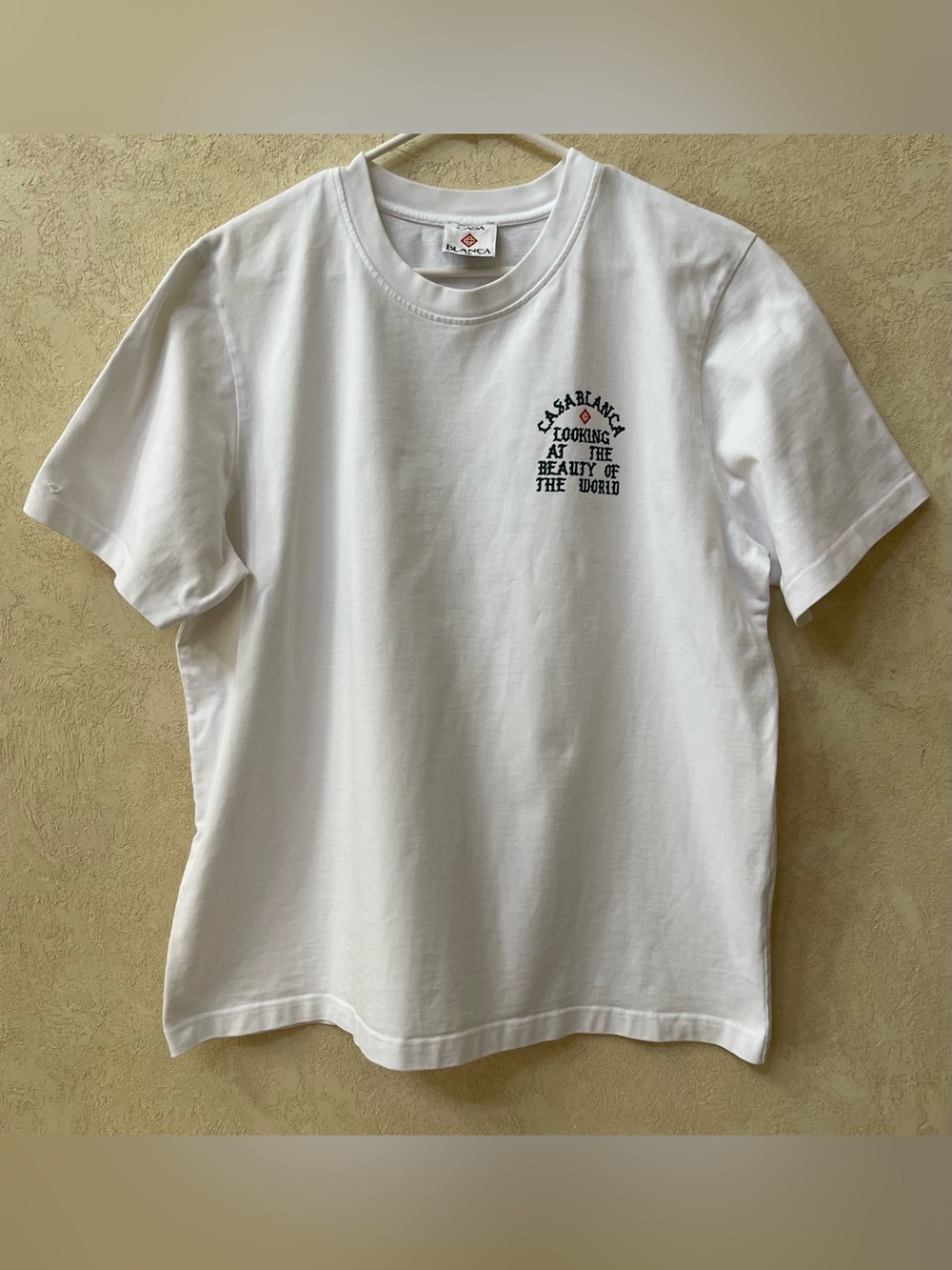 Casablanca Men’s “Looking At The Beauty Of The World" Graphic T-Shirt, Size XL